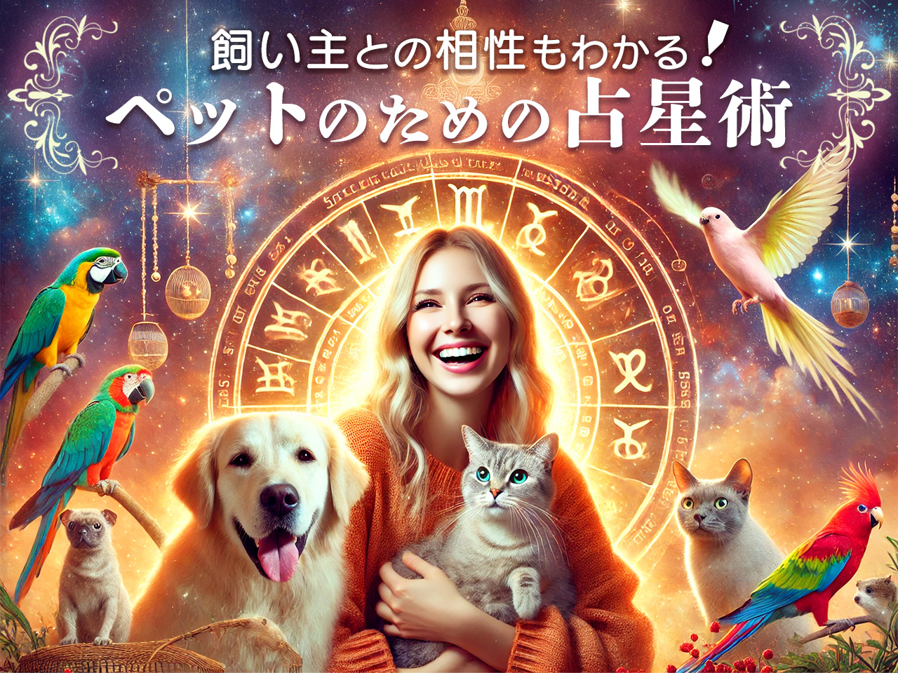 飼い主との相性もわかる「ペットのための占星術」芳垣宗久
